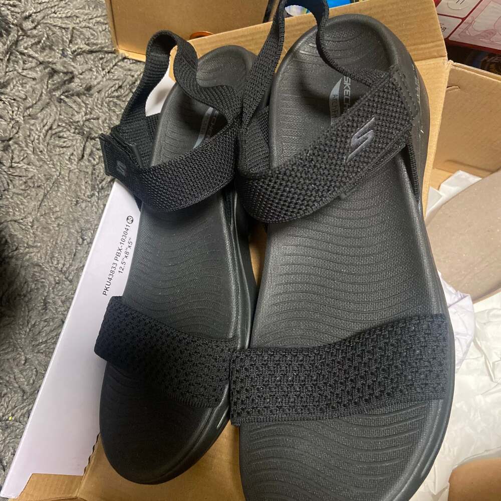 Skechers Slip Ins Ultra- Flex Washable Knit Sandals